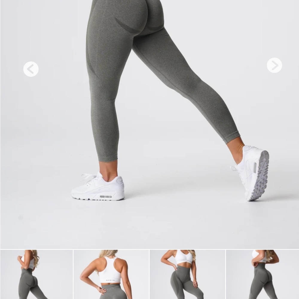 NVGTN Khaki High-Waisted Leggings